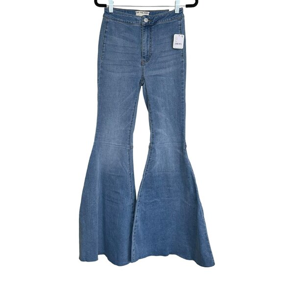 Free People Float On Flare Denim Jeans Size 25 NEW - Picture 4 of 8